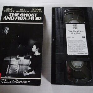 The Ghost and Mrs. Muir - VHS Tape - w/ Gene Tierney Rex Harrison George Sanders